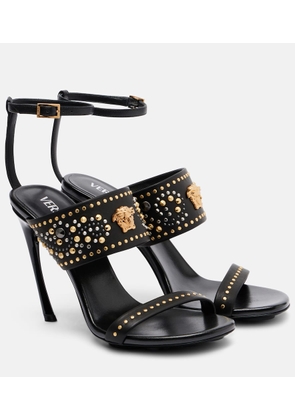 Versace La Medusa 105 studded leather sandals