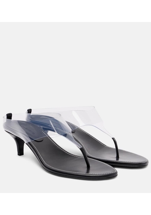 Magda Butrym 45 leather-trimmed thong sandals