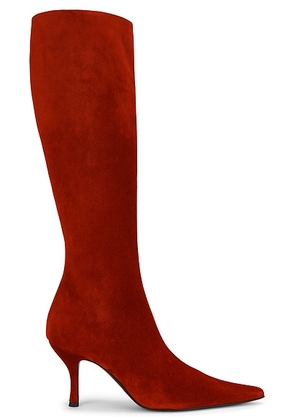 Magda Butrym Knee High Boot in Red - Red. Size 36 (also in 37, 39, 41).