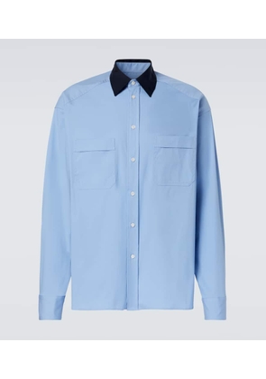 Plan C Cotton-blend poplin shirt