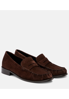 Paris Texas Dylan suede penny loafers