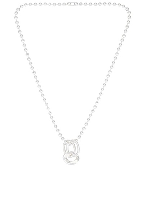 Martine Ali Travis Single Link Chain in Heirloom Silver - Metallic Silver. Size 18in (also in 20in, 22in).