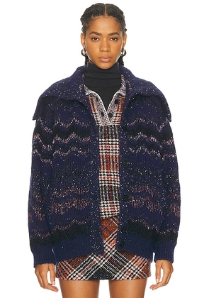 Missoni Maxi Cardigan in Blue - Royal. Size L (also in M).