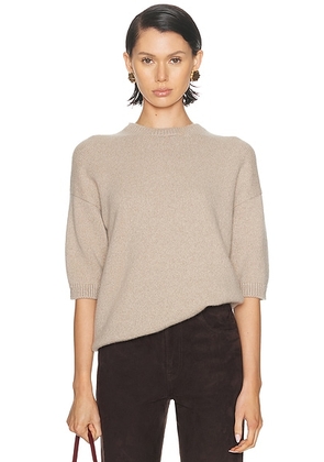 KHAITE Ares Sweater in Putty - Brown. Size L (also in ).