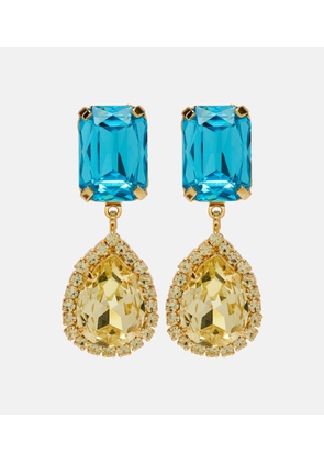 Magda Butrym Crystal-embellished drop earrings