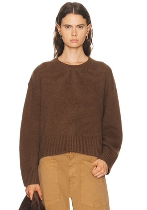 NILI LOTAN Haisley Sweater in Cocoa - Chocolate. Size M (also in S).
