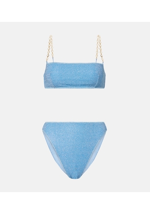 Oseree Lumiere O Chain lame bikini