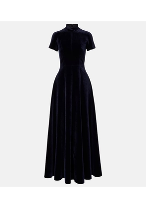 Emilia Wickstead Malinda cotton velvet gown