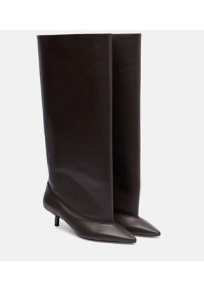 Jacquemus Tourni leather knee-high boots