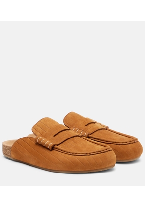 JW Anderson Stitch suede mules