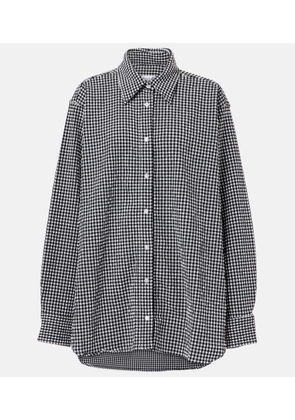 Hunza G Gingham oversized shirt