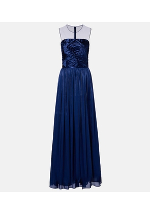 Costarellos Pleated gown
