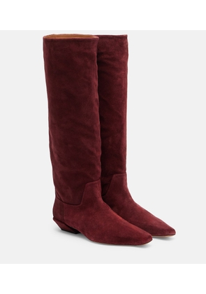 Paris Texas Bettina 25 suede knee-high boots