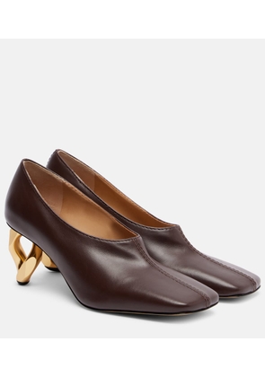 JW Anderson Chain 75 leather pumps
