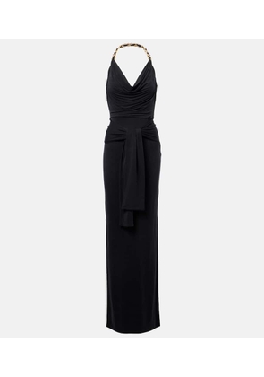 Balmain Draped gathered gown