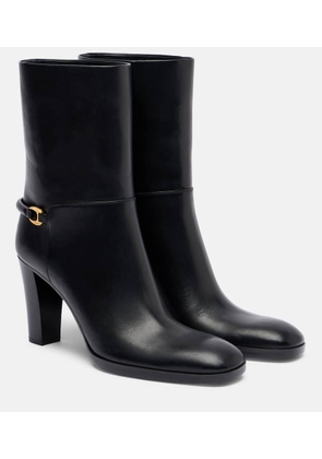 Saint Laurent Sulpice 80 leather ankle boots