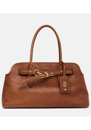 Miu Miu Aventure Large leather tote bag