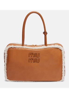 Miu Miu Beau Large leather tote bag