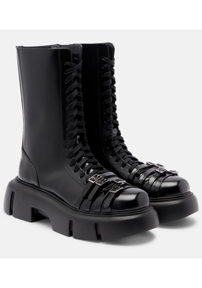 Simone Rocha Platform leather combat boots