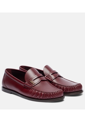 Saint Laurent Laurent leather penny loafers