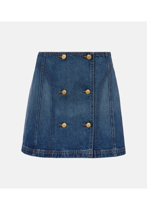 Ulla Johnson Clara denim miniskirt