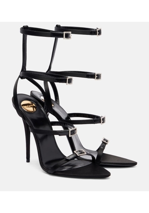 Saint Laurent Nuit 110 crepe satin sandals