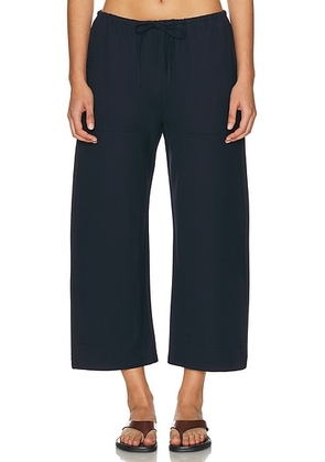 LESET Jane Carpenter Pant in Navy - Navy. Size L (also in M, S, XS).