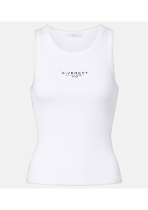 Givenchy Givenchy Stamp cotton tank top