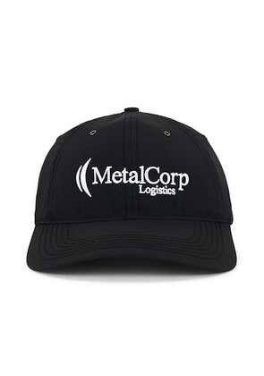 Metalwood Studio Metalcorp Dad Hat in Black - Black. Size all.