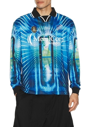 Metalwood Studio Ktv Long Sleeve Jersey in Blue - Blue. Size L (also in S, M, XL/1X).