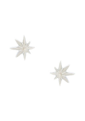 MAPLE Hempstar Earrings in Silver 925 - Metallic Silver. Size all.