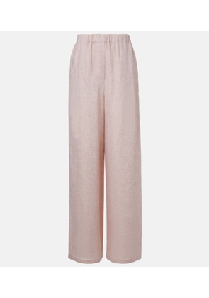 Loro Piana Valerio linen wide-leg pants