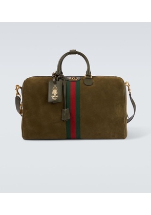 Gucci Gucci Savoy Medium suede duffel bag
