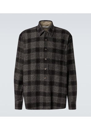 Our Legacy Above checked cotton shirt