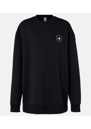 Adidas by Stella McCartney Logo cotton-blend jersey sweatshirt