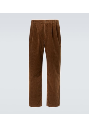 Saint Laurent Cotton corduroy wide-leg pants