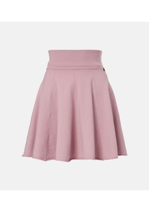 Extreme Cashmere NÂ°379 Girl cashmere-blend miniskirt