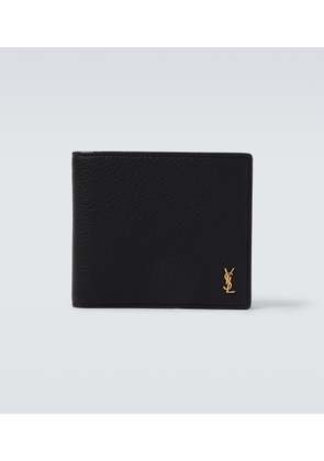Saint Laurent Tiny Cassandre East/West leather wallet