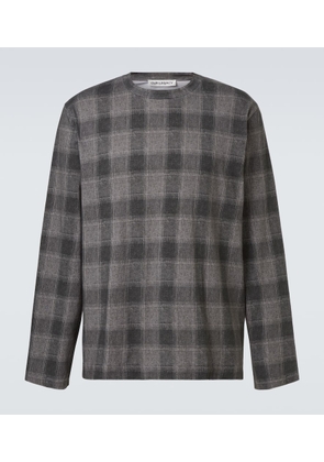 Our Legacy Box checked cotton jersey T-shirt