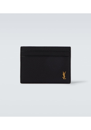 Saint Laurent Tiny Cassandre leather card holder