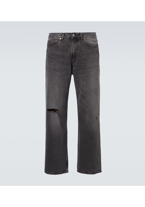 Our Legacy Third Cut distressed wide-leg jeans