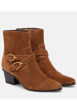 Veronica Beard Ashby 50 suede ankle boots