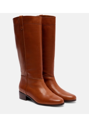 Veronica Beard Leather knee-high boots