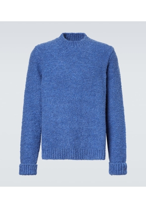 God's True Cashmere Cloud cashmere sweater with lapis lazuli