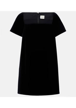 Khaite Benji velvet minidress