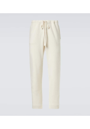 God's True Cashmere Cashmere straight pants with amethyst