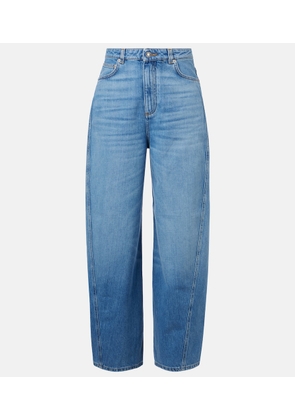 Givenchy Cocoon high-rise barrel-leg jeans
