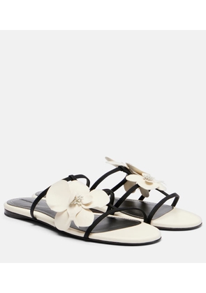 Zimmermann Orchid leather sandals
