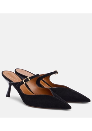 Zimmermann Aura 65 cutout suede mules