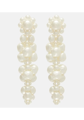 Simone Rocha Drip faux pearl drop earrings